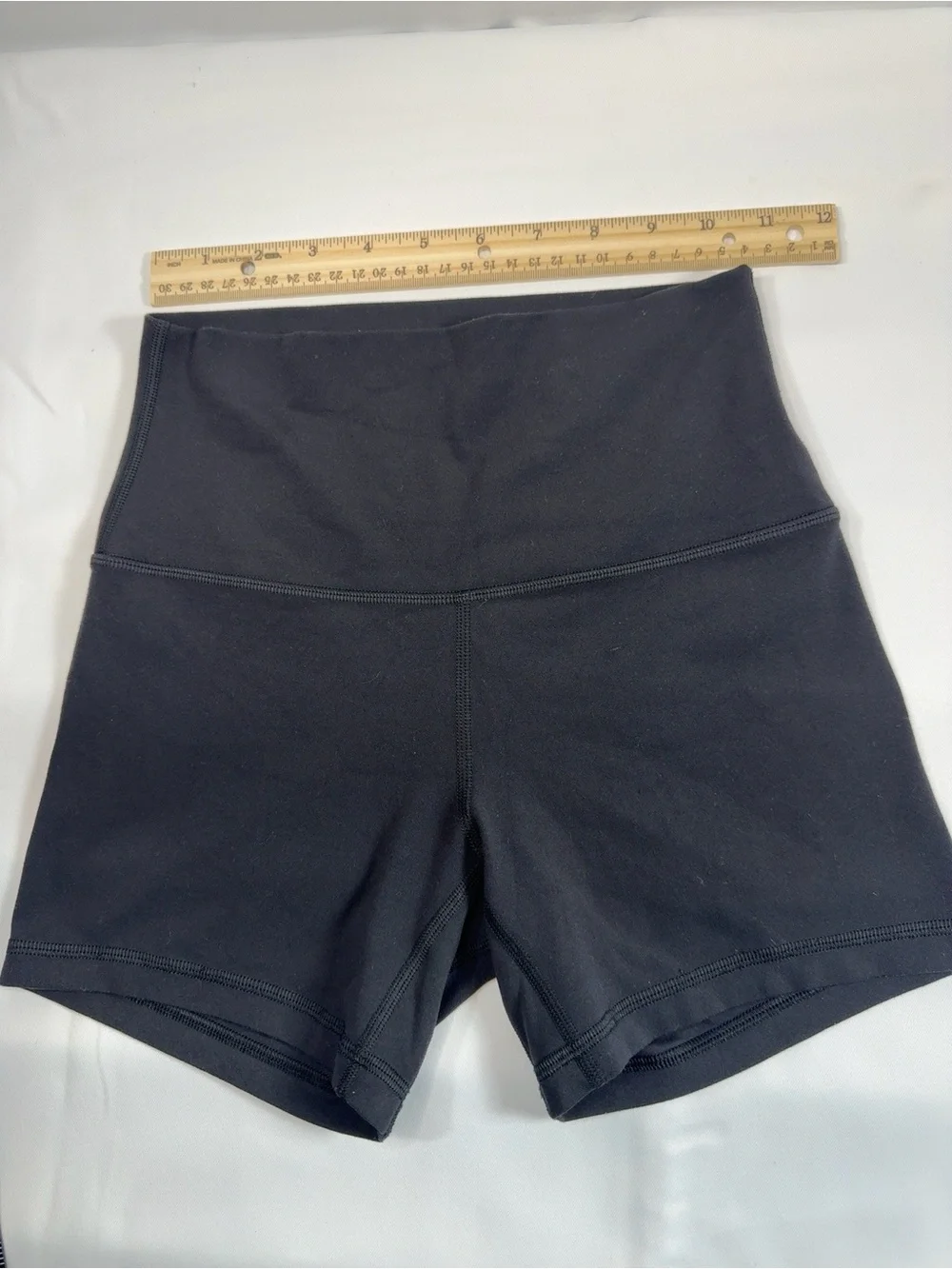 lululemon athletica Black High-Waist Performance Shorts